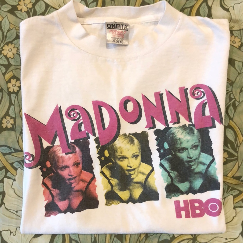 Authentic Madonna T-Shirt - HBO Concert 1993